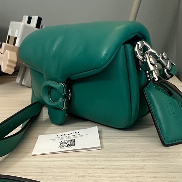 Coach Teal Crossbody Bag - Picture 2 of 7